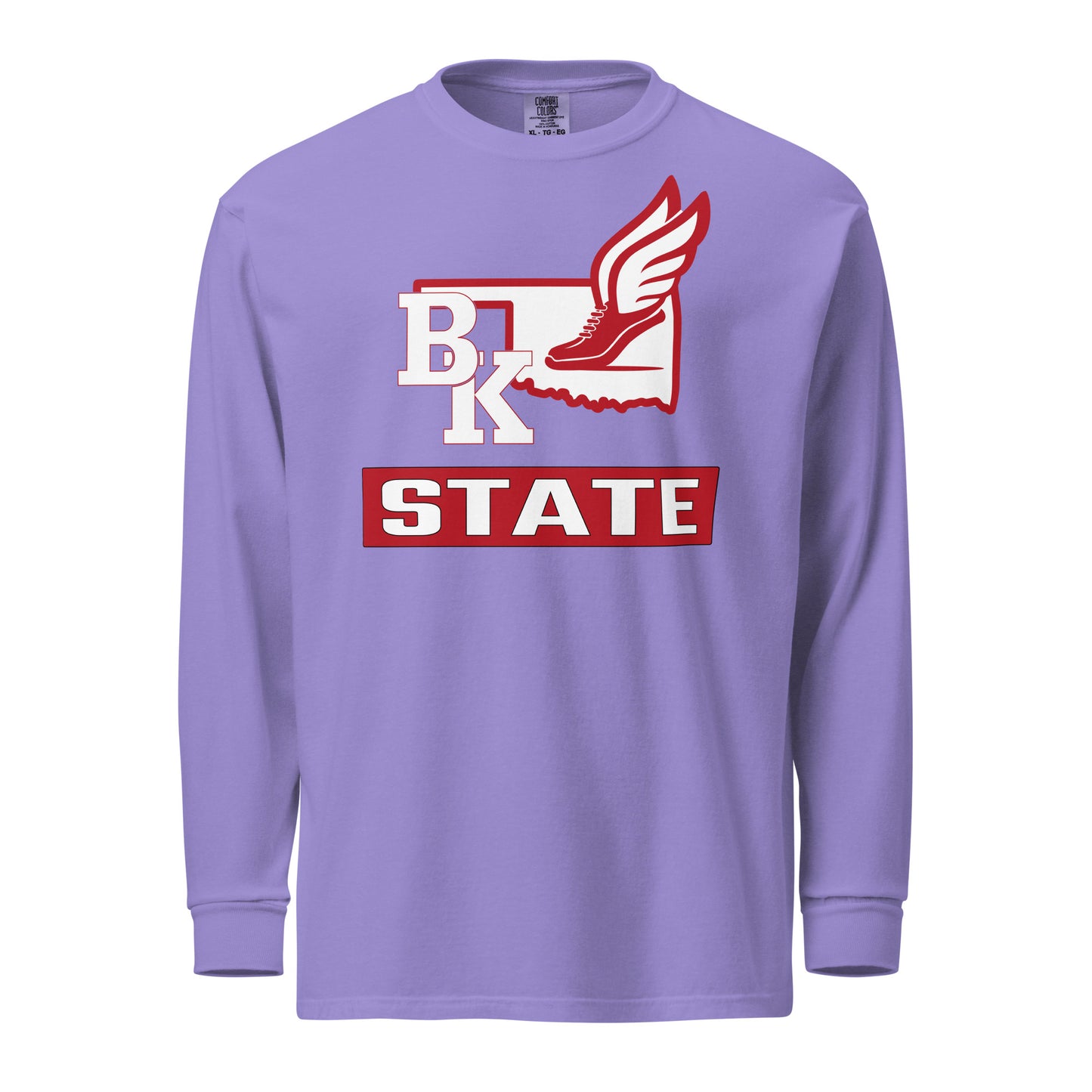 BK State - Comfort Colors Garment-dyed heavyweight long-sleeve shirt