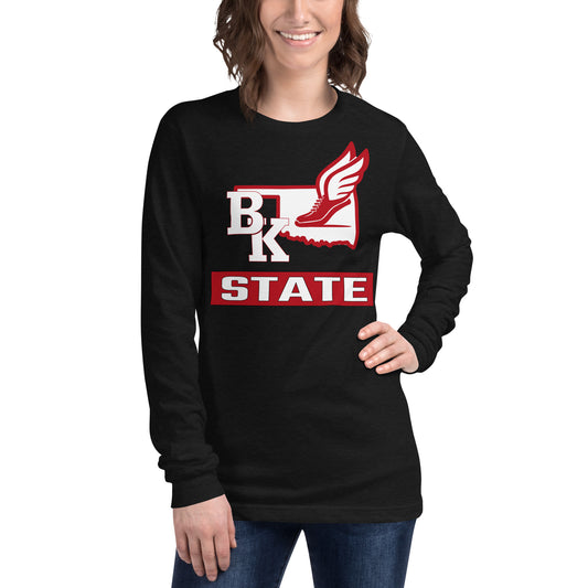 BK STATE Long Sleeve Bella + Canvas Unisex Long Sleeve Tee