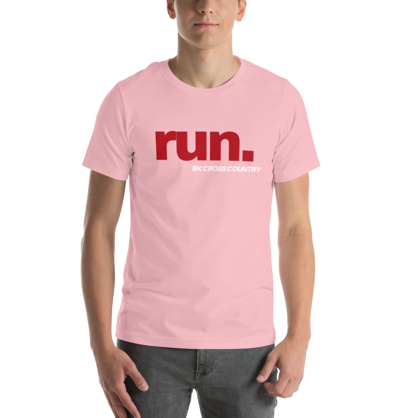 BK Run. Front NO BACK Printing Bella + Canvas t-shirt