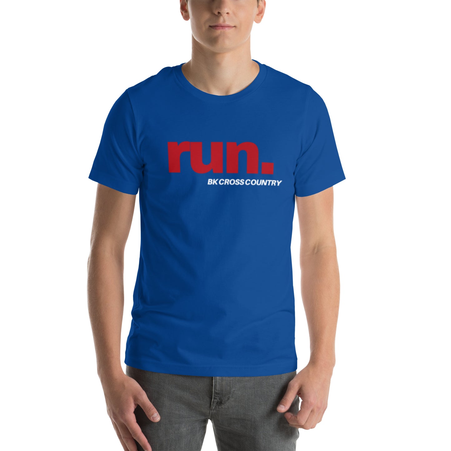 BK Run. Front NO BACK Printing Bella + Canvas t-shirt