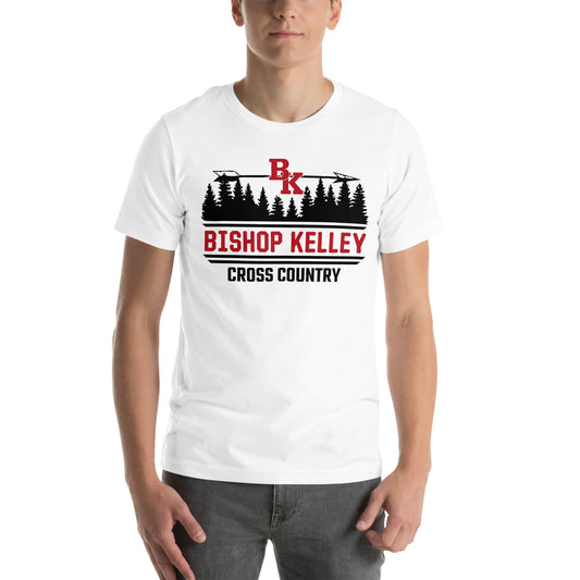 Bishop Kelley Cross Country Forest Bella + Canvas t-shirt